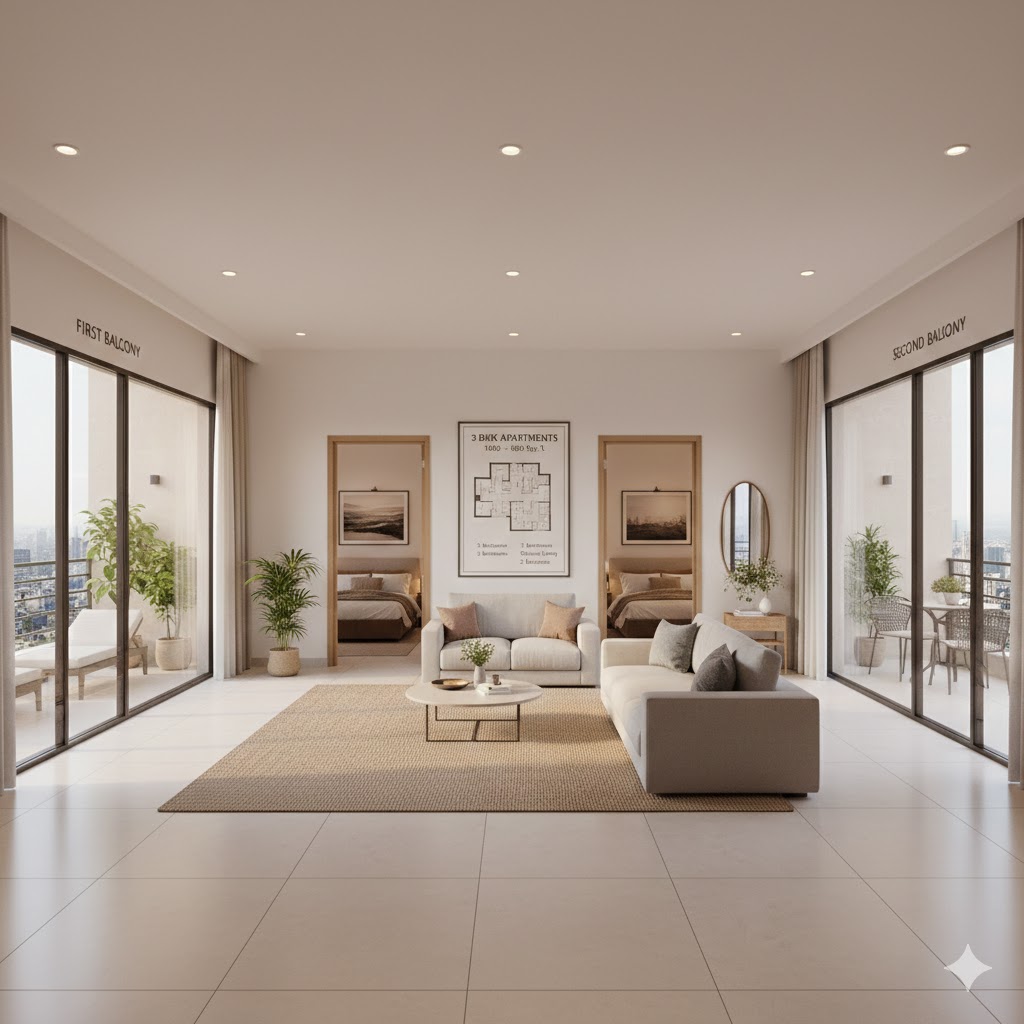 3BHK Floor Plan